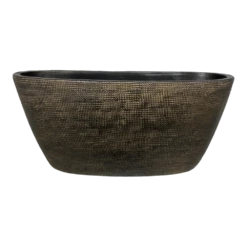 Bloempot Tokio Ovaal - L43 X B15 X H19cm - Goud