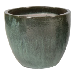 Bloempot Glazed Egg - D38 X H32cm - Groen